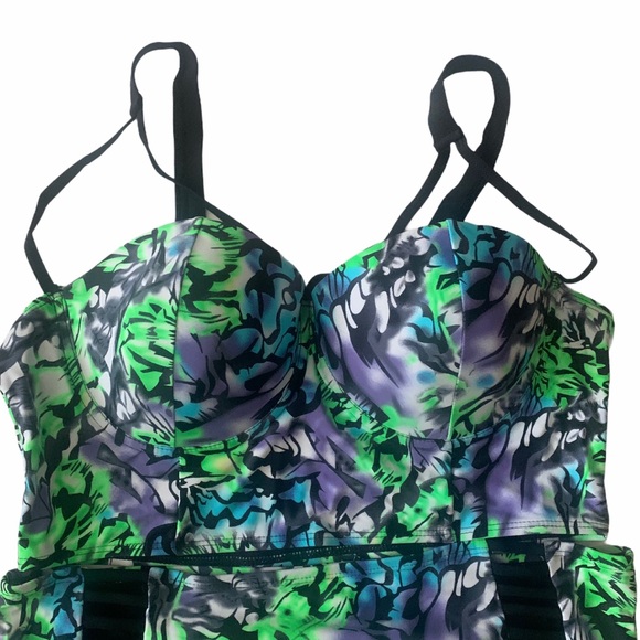 Women Push-Up Bra Bustier Plus Size Bikini Set - Picture 8 of 8